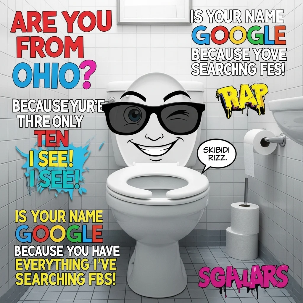 Funny Skibidi Rizz Toilet Lines