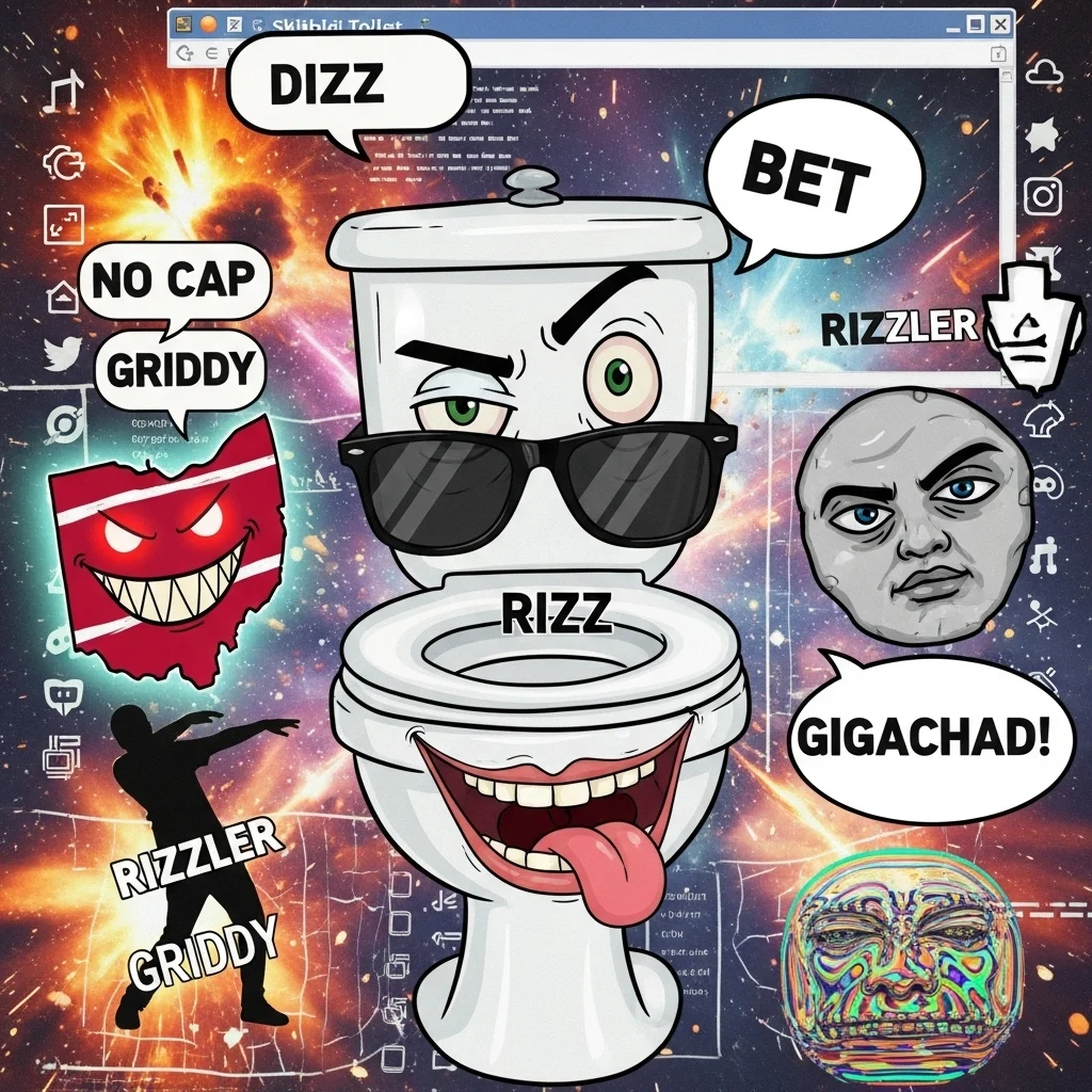 Gen Z Skibidi Toilet Rizz Ohio Humor
