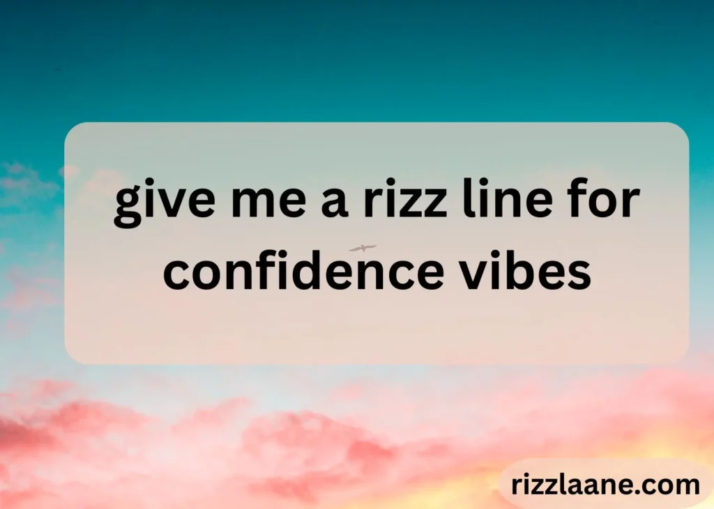 Give Me a Rizz Line