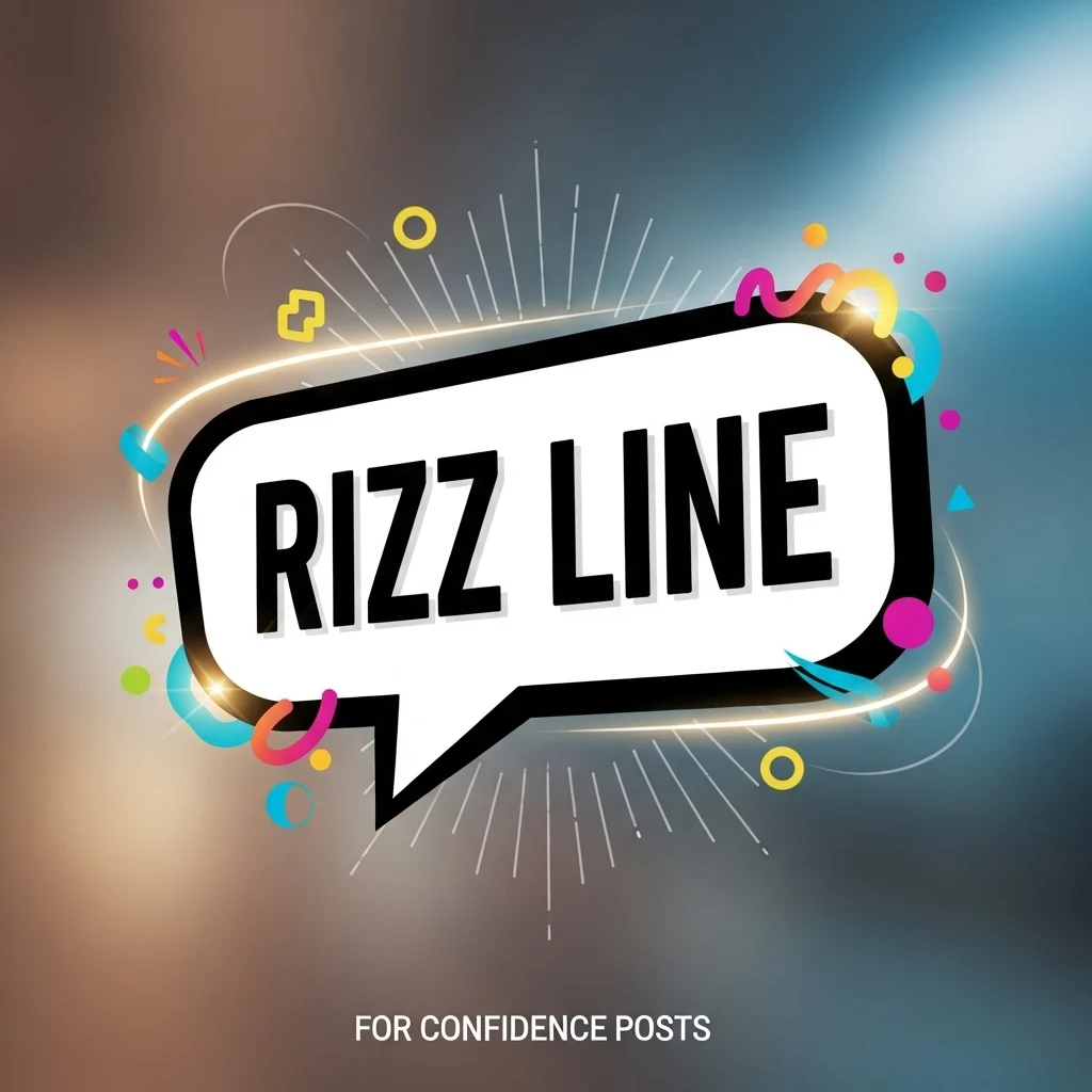 Good Rizz Line for Confidence Posts