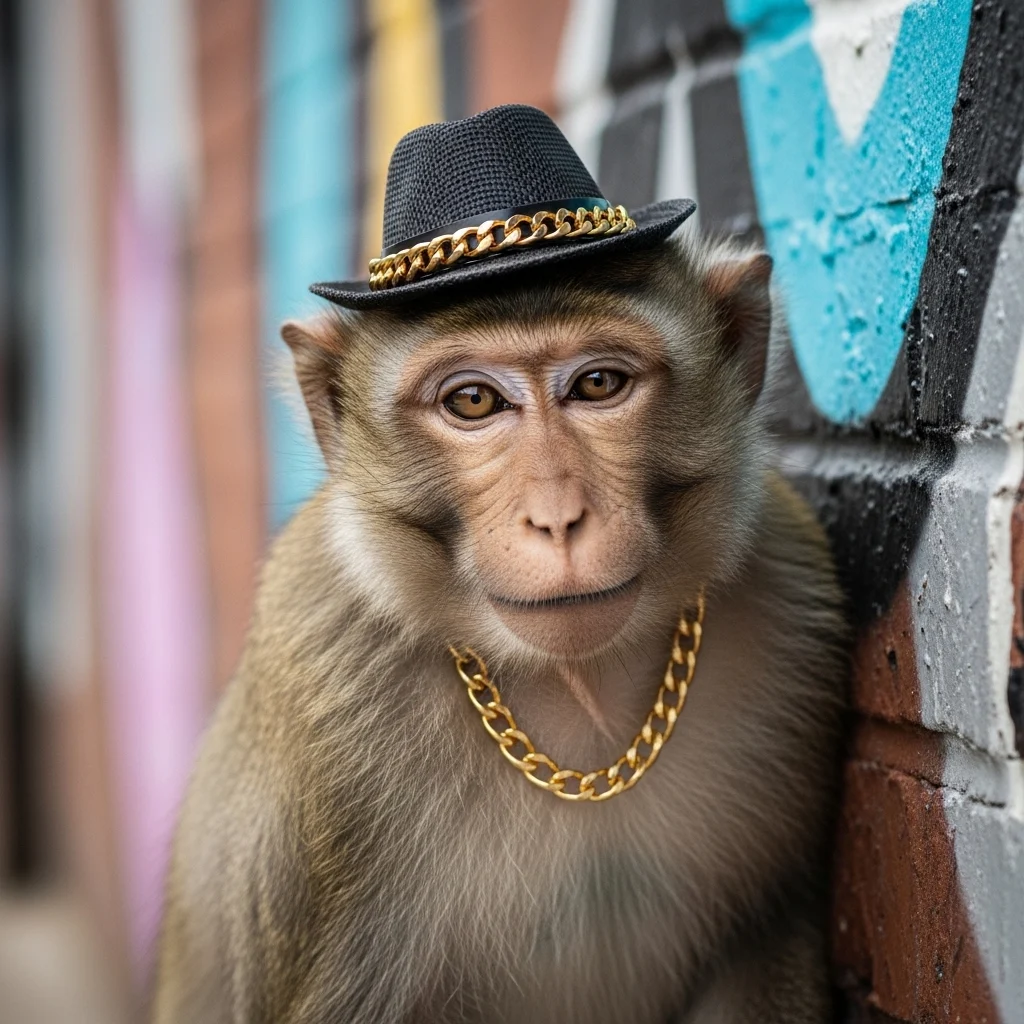 HD Rizz Monkey Wallpaper for Sharp Screens