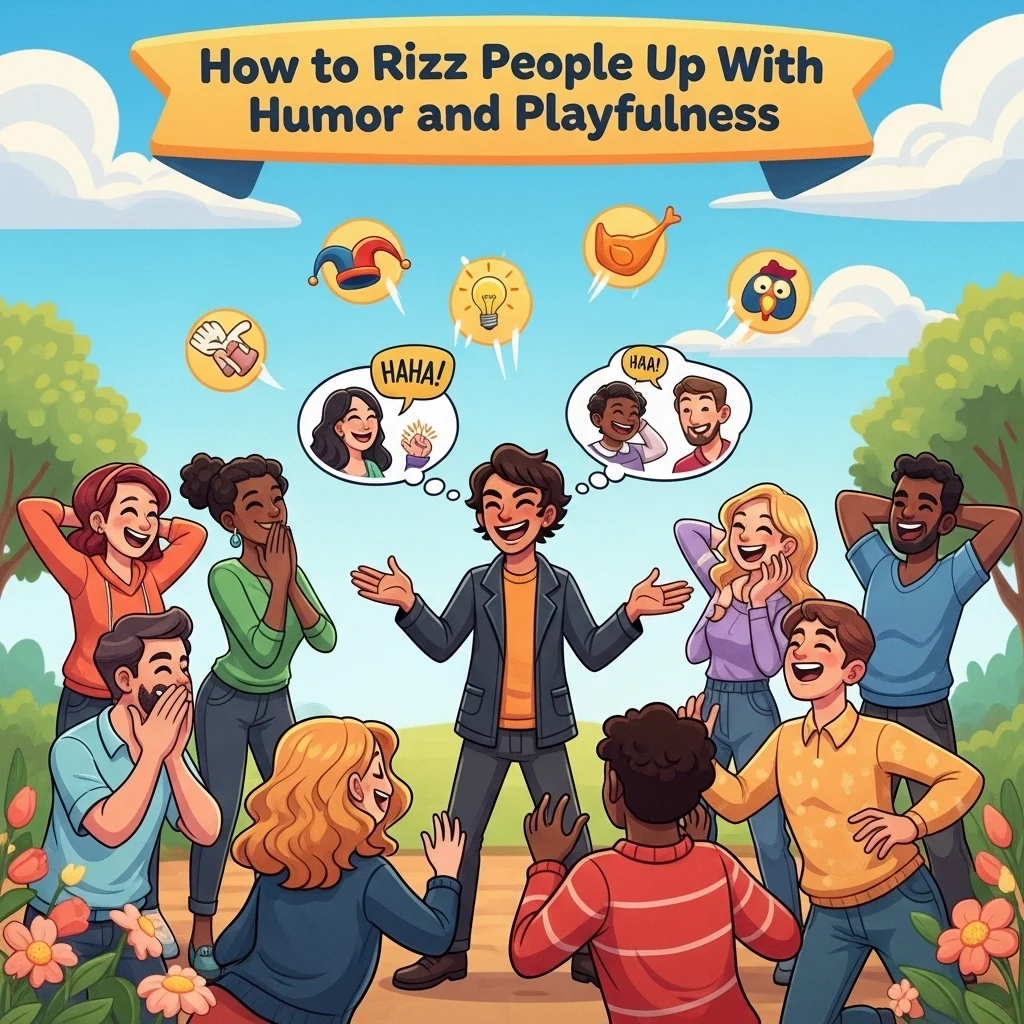 How to Rizz People Up With Humor and Playfulness
