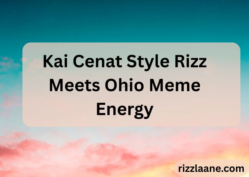 Kai Cenat Skibidi Rizz Ohio