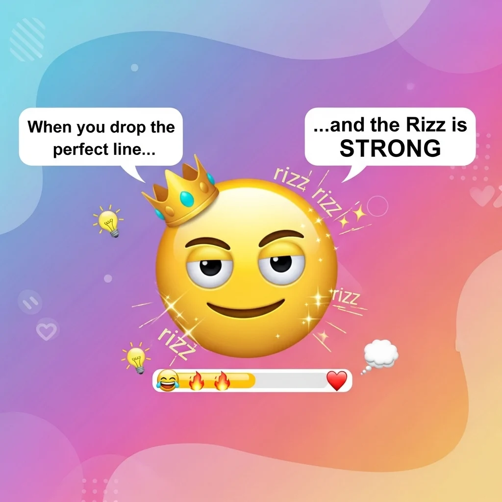 Rizz Emoji Meme Ideas for Posts and Stories