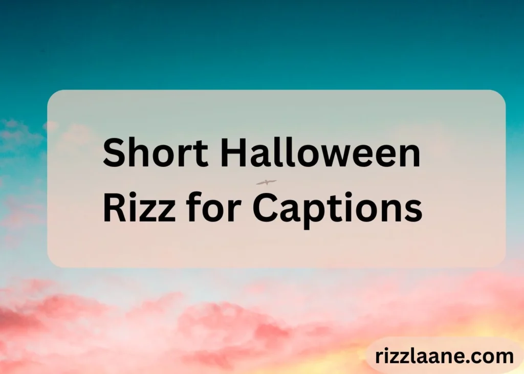 Halloween Rizz