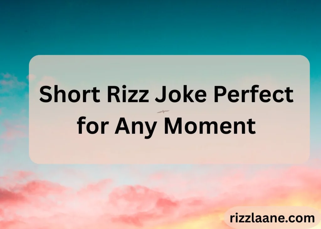 Rizz Joke
