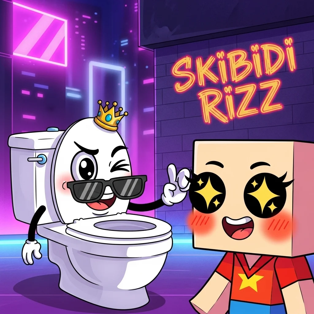 Short Skibidi Rizz Captions
