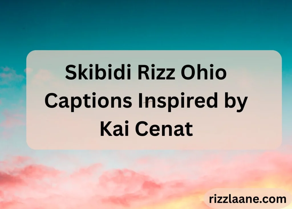Kai Cenat Skibidi Rizz Ohio