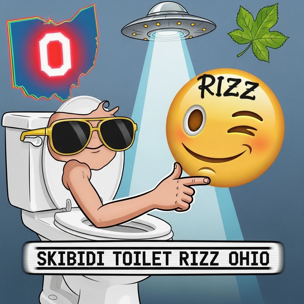 Skibidi Toilet Rizz Ohio Captions for TikTok