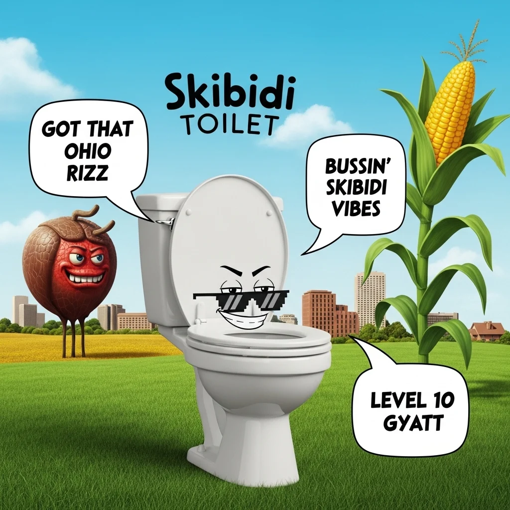 Skibidi Toilet Rizz Ohio Captions That Go Viral