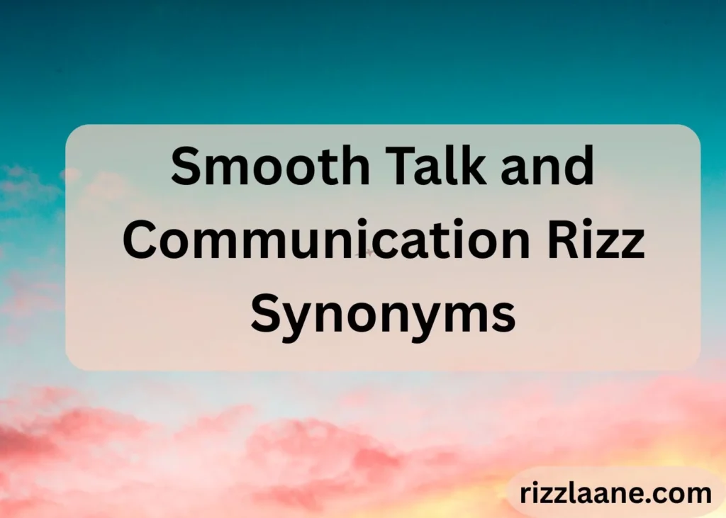 Rizz Synonym