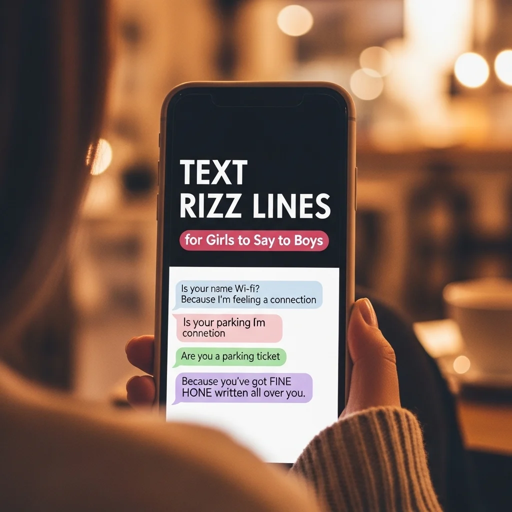 Text Rizz Lines for Girls to Say to Boys