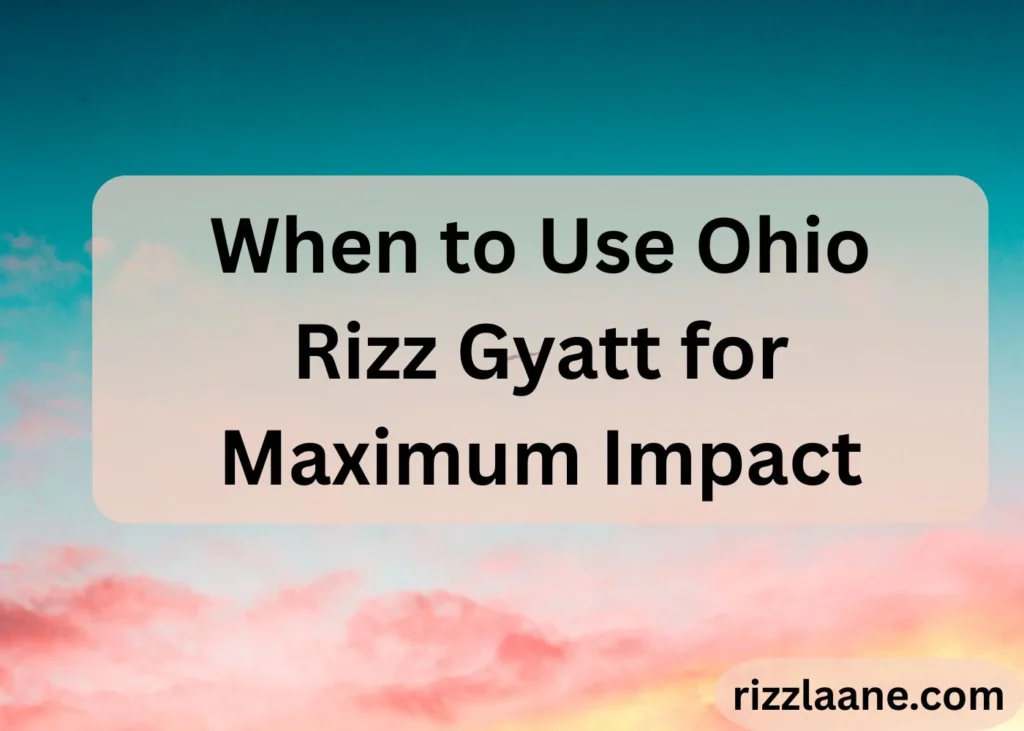 Ohio Rizz Gyatt 