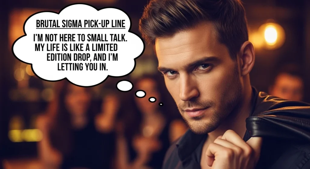 Brutal Sigma Pick Up Lines for Bold Moves