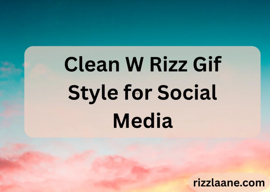 W Rizz Gif