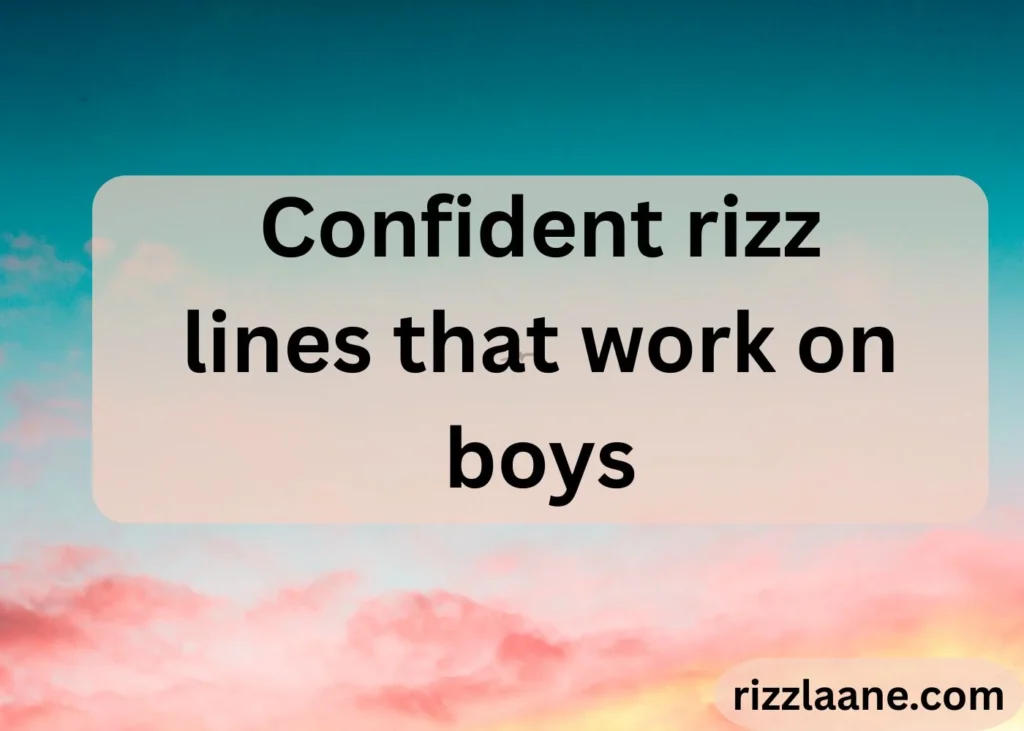 How to Rizz a Boy