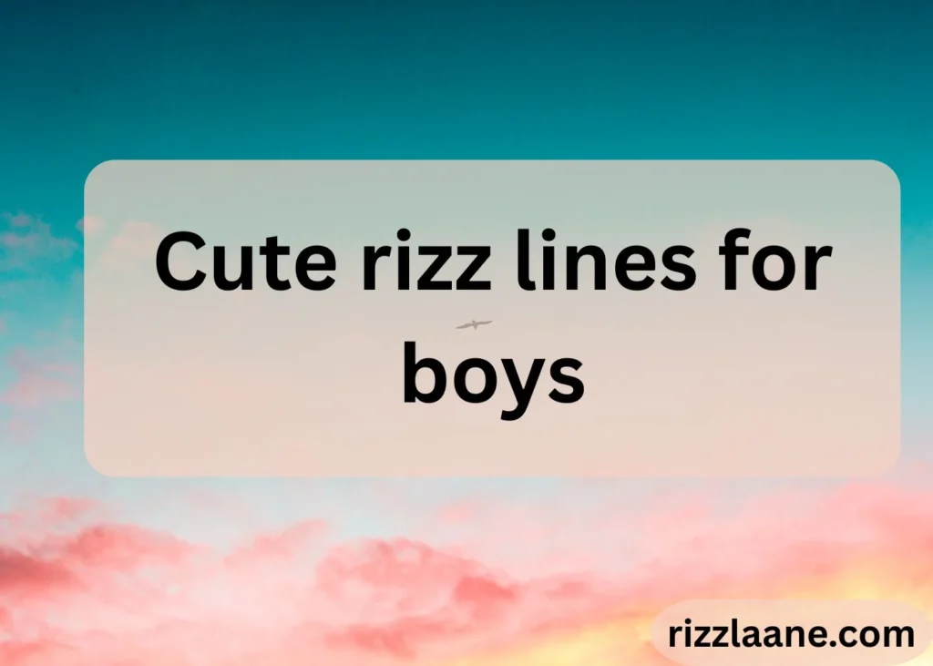 How to Rizz a Boy