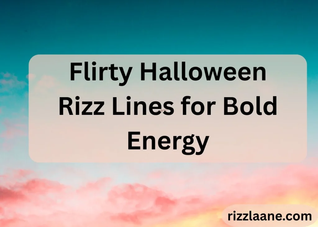 Halloween Rizz Lines