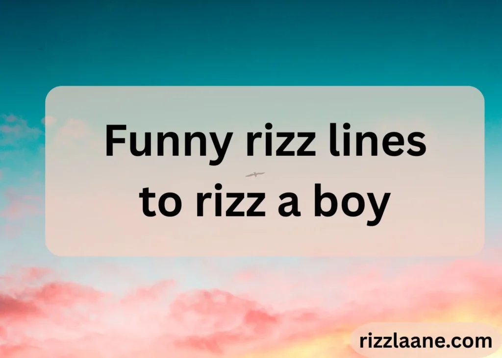 How to Rizz a Boy