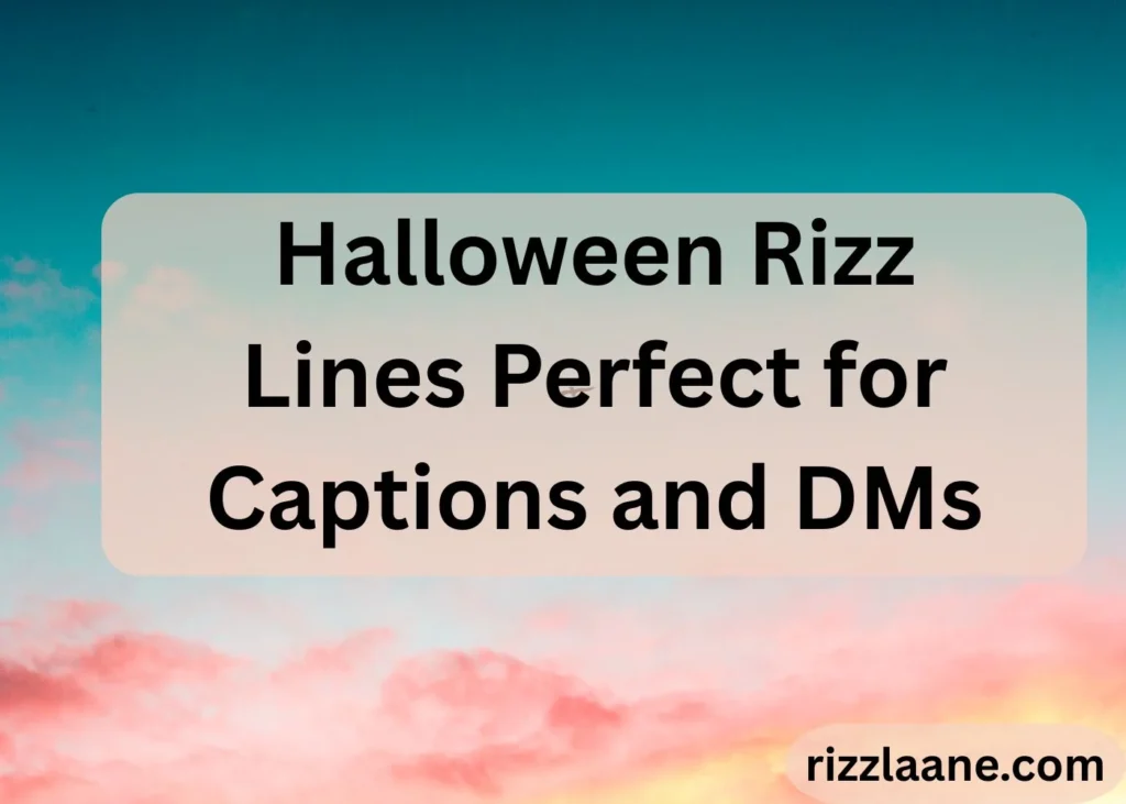 Halloween Rizz Lines