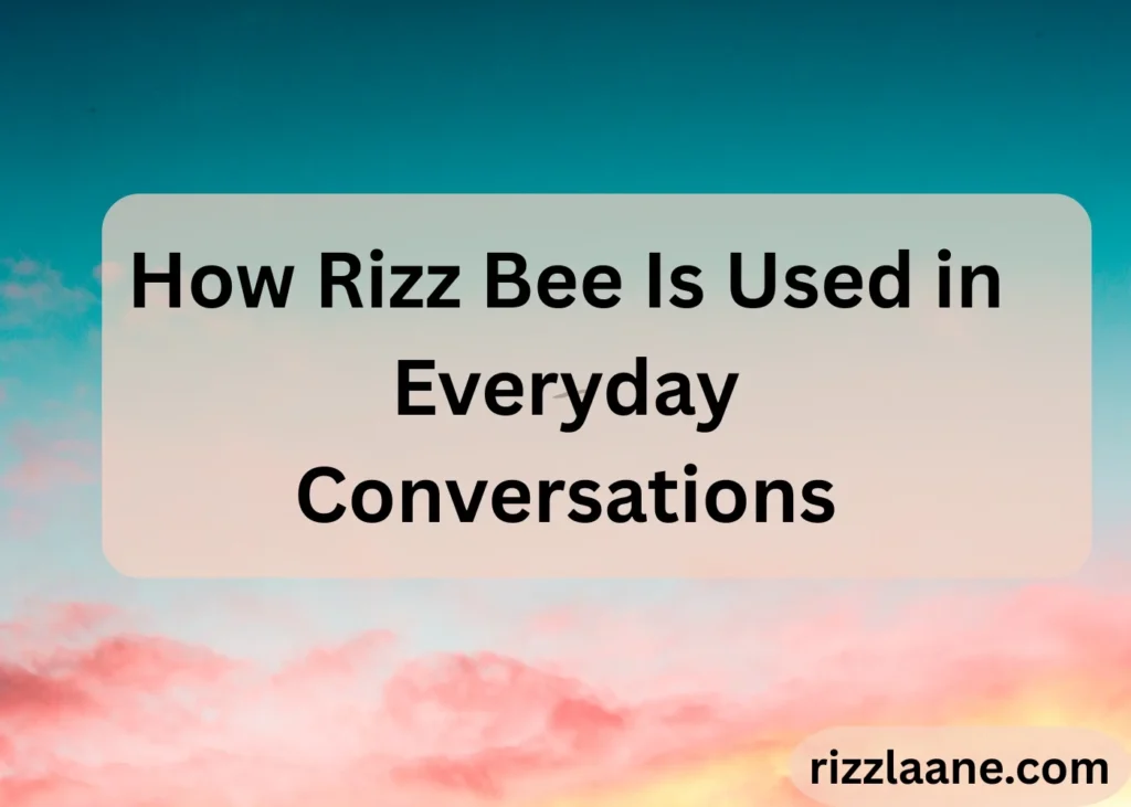 How Rizz Bee Is Used in Everyday Conversations