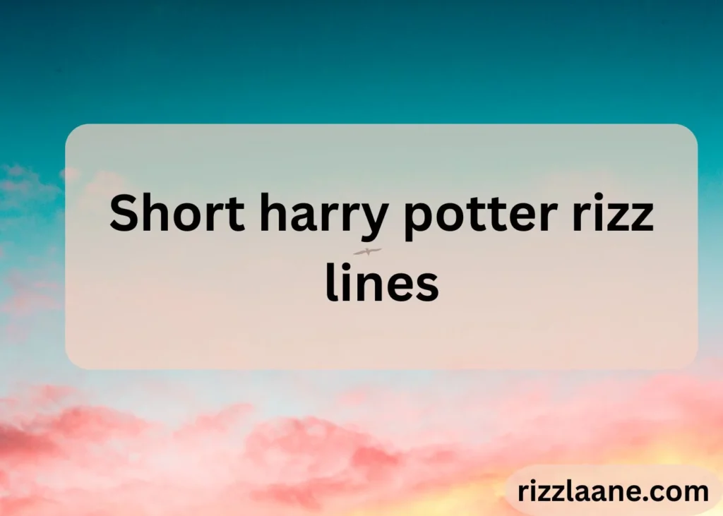 Harry Potter Rizz