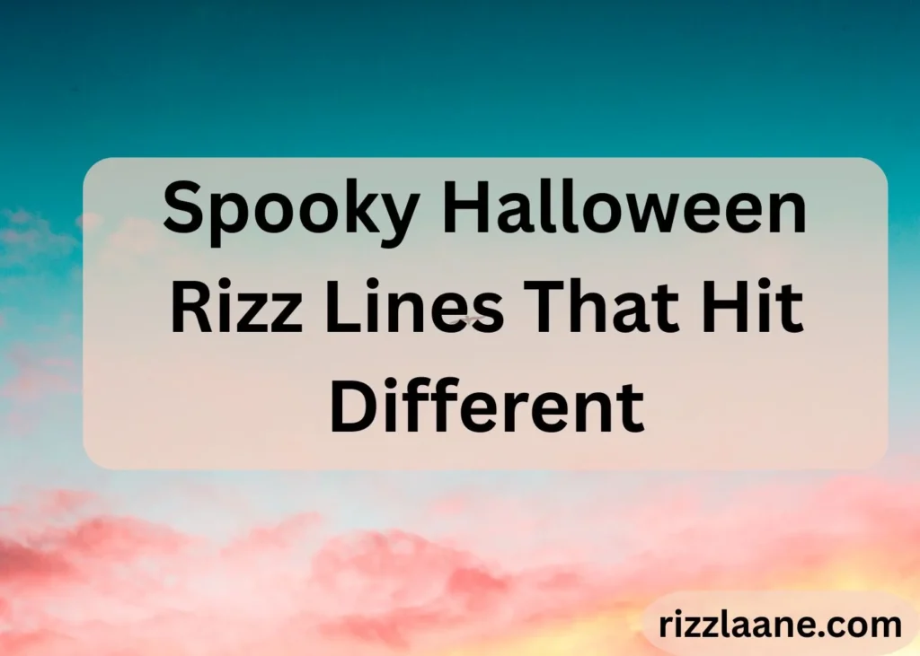 Halloween Rizz Lines