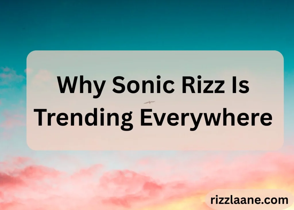 Sonic Rizz