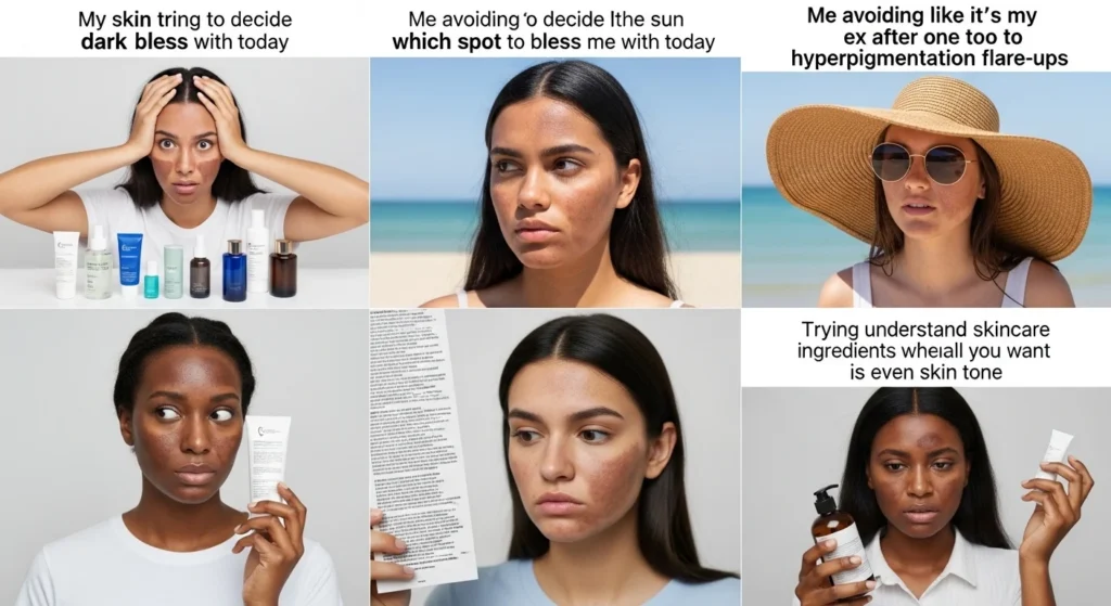 Funny Hyperpigmentation Meme Captions