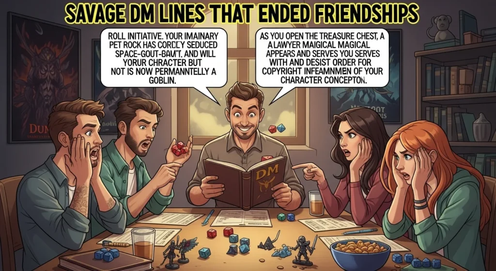 Savage DM Lines That Ended Friendships