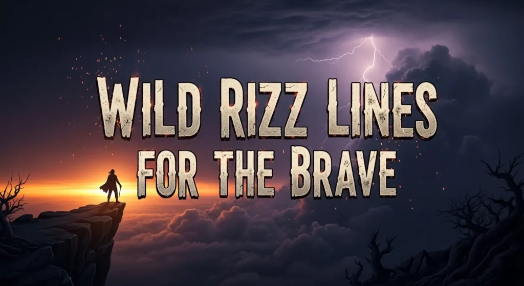 Wild Rizz Lines for the Brave