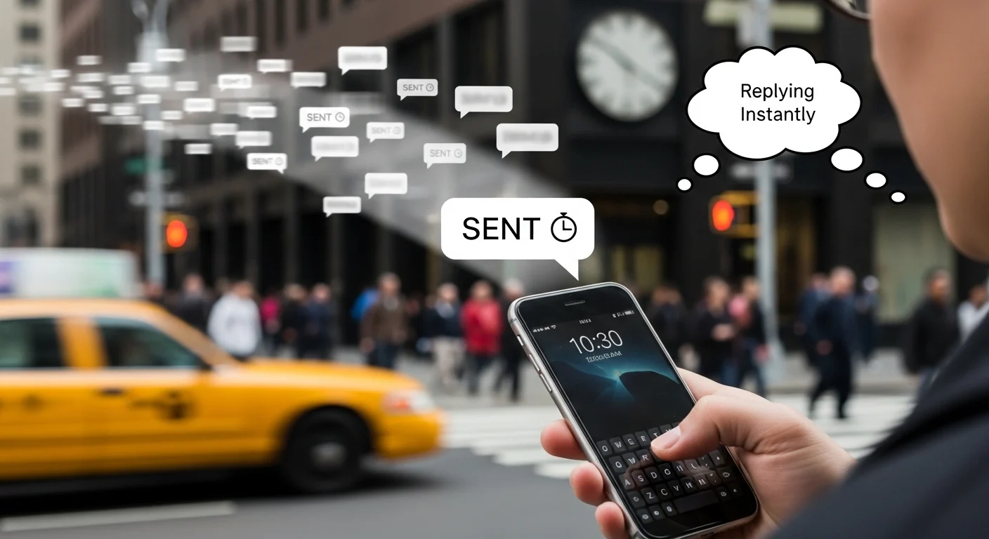 What Does Replying Instantly Mean