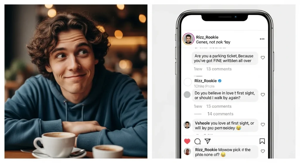 Awkward Rizz Lines for Instagram Comments