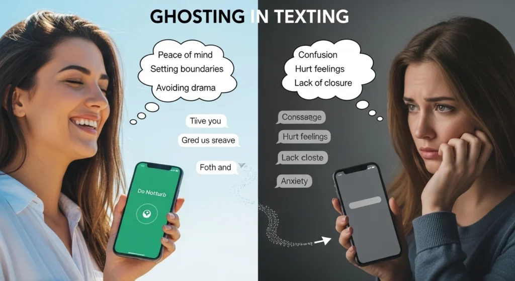 Benefits and Downsides of Ghosting in Texting