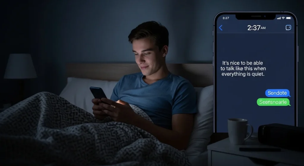 Benefits of Texting Late at Night