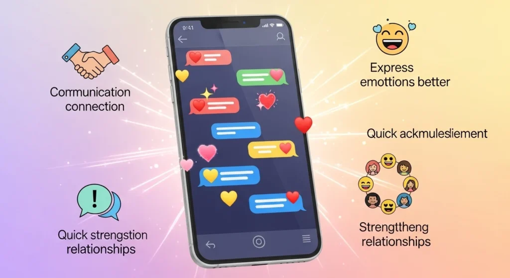 Benefits of Using Heart Reactions in Texting