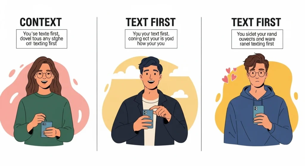 Common Situations: What Does Texting First Always Mean in Different Contexts?