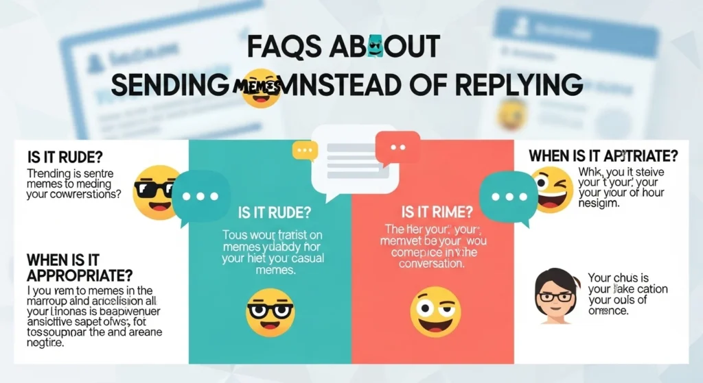 FAQs About Sending Memes Instead of Replying