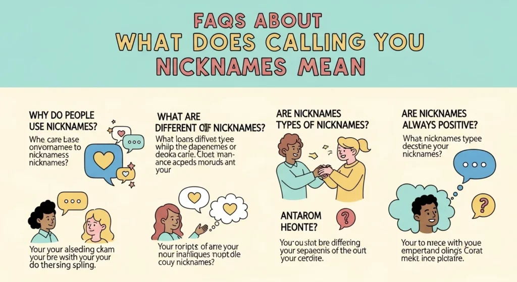 FAQs About What Does Calling You Nicknames Mean