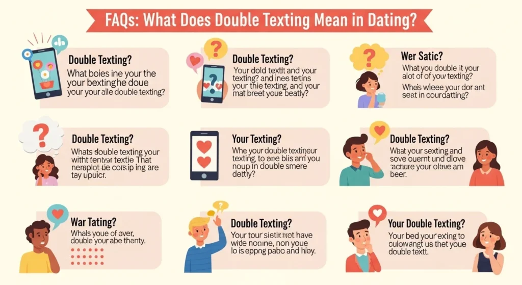 FAQs About What Does Double Texting Mean in Dating