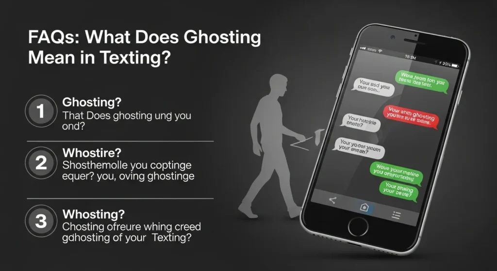 FAQs About What Does Ghosting Mean in Texting