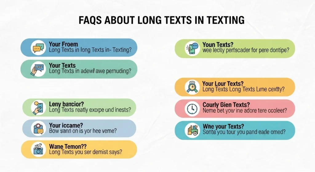 FAQs About What Does Long Texts Mean in Texting
