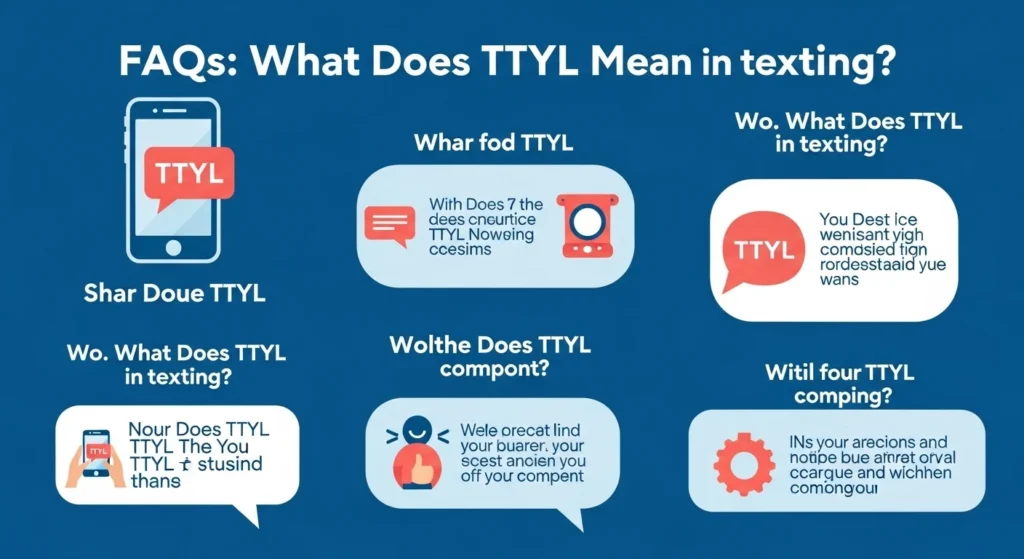 FAQs About What Does TTYL Mean in Texting