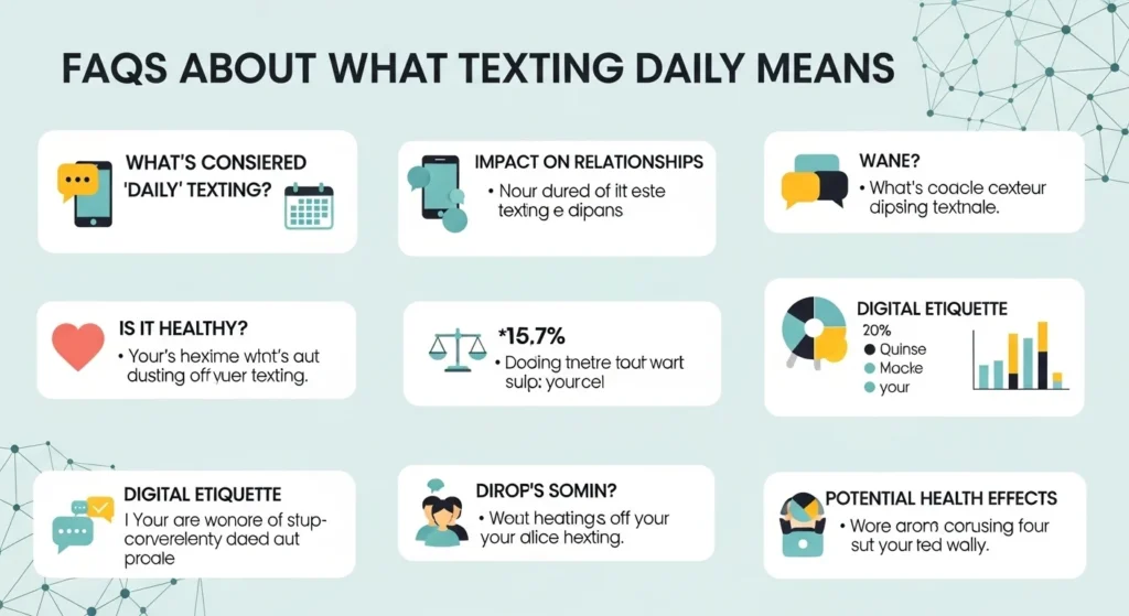 FAQs About What Texting Daily Means
