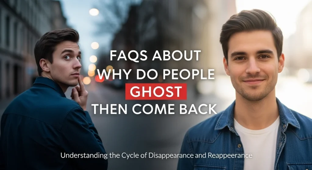 FAQs About Why Do People Ghost Then Come Back