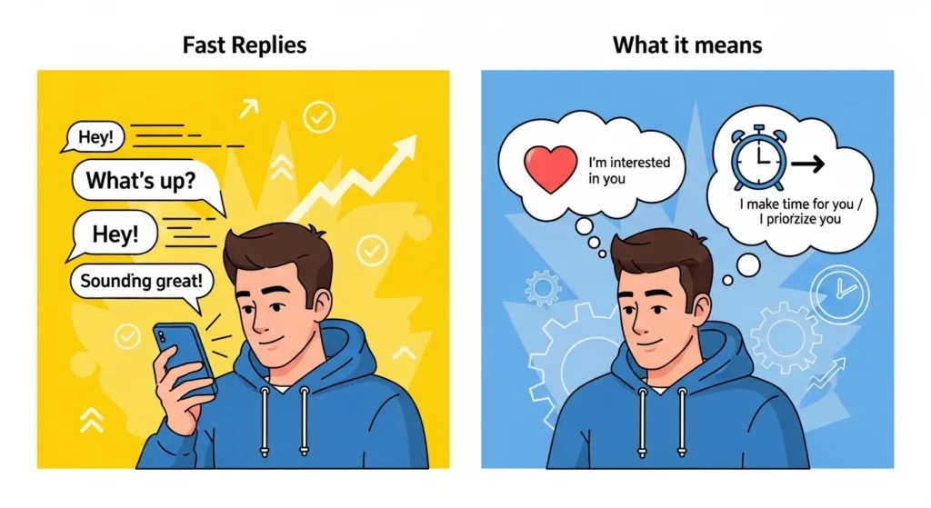 FAQs: What Does Fast Replies Mean from a Guy?