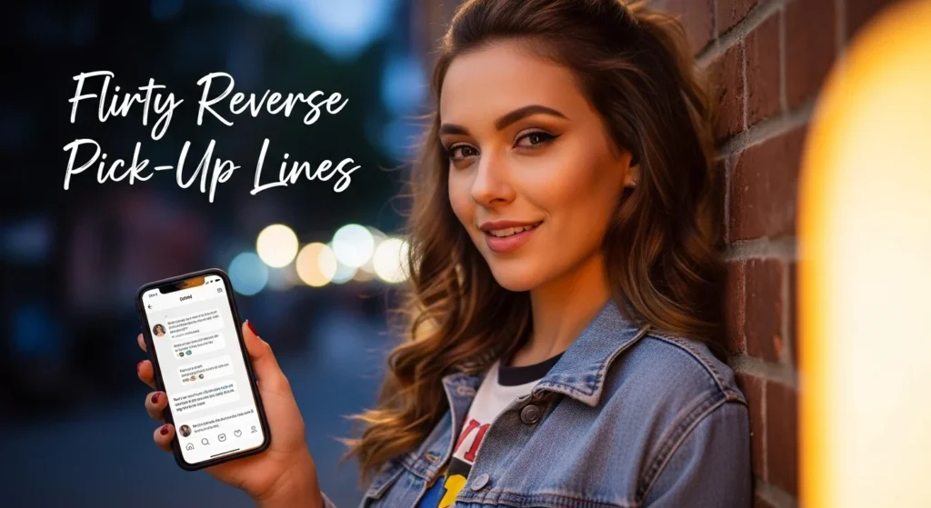 Flirty Reverse Pick-Up Lines for DMs & Stories