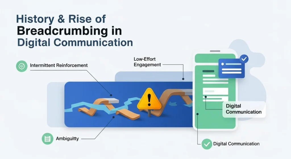 History & Rise of Breadcrumbing in Digital Communication