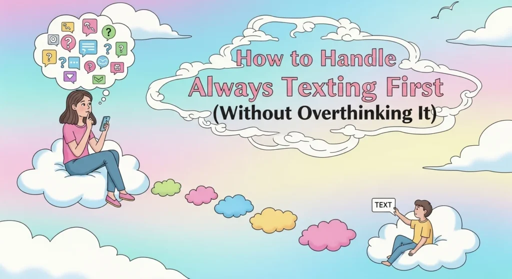 How to Handle Always Texting First (Without Overthinking It)