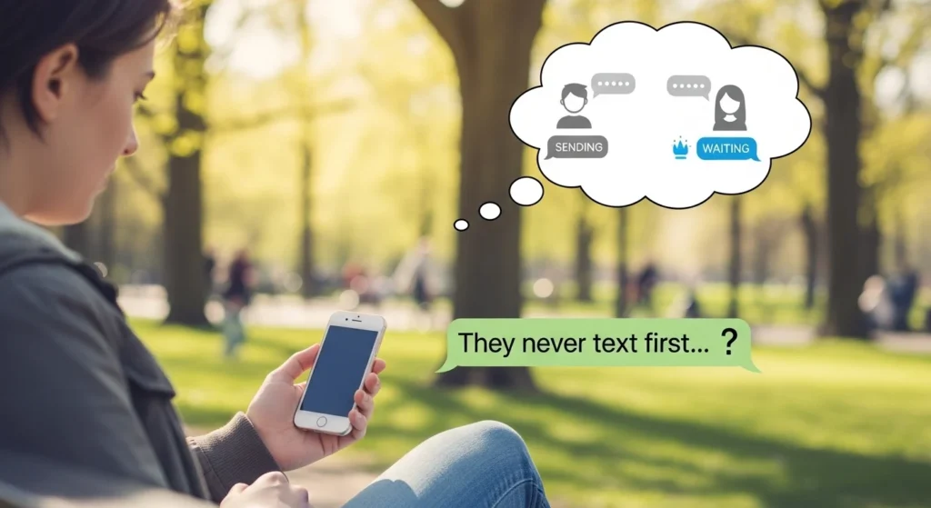 How to Respond If Someone Never Texts First